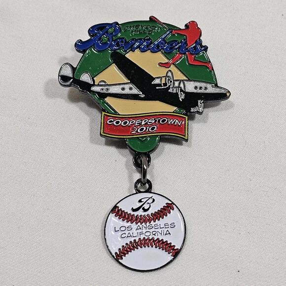 Other - Los Angeles Bombers Cooperstown 2010 Youth Baseball Tournament Trading Pin